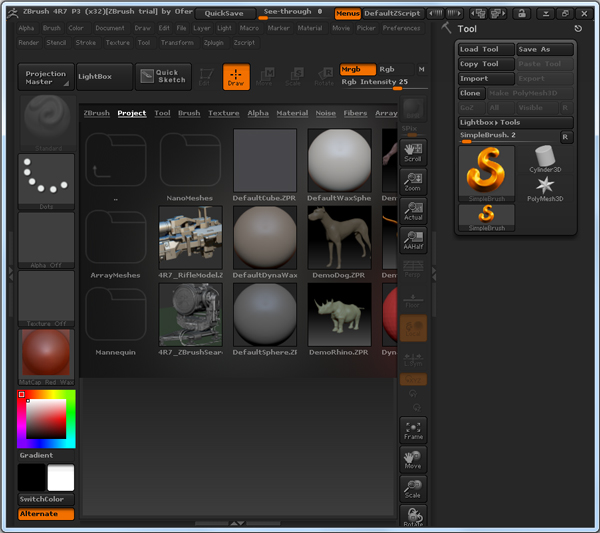 ZBrush 4R7S(sh)ֵLܛ V4.7.4.7